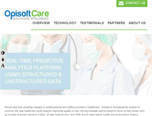 Tablet Screenshot of opisoftcare.com